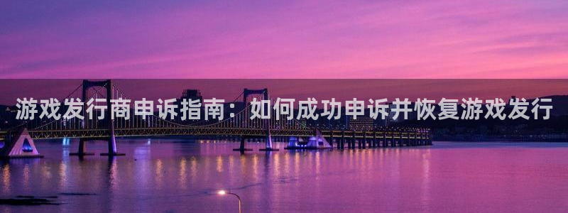 天辰平台怎么样赚钱快：游戏发行商申诉指南：如何成功申诉并恢复游戏发行