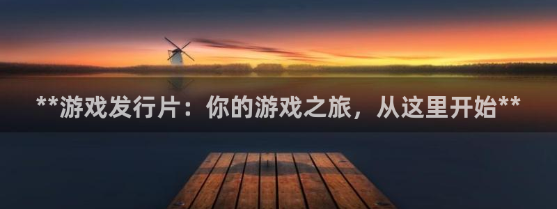 天辰平台用户登录不上怎么回事：**游戏发行片：你的游戏之旅，从这里开始**